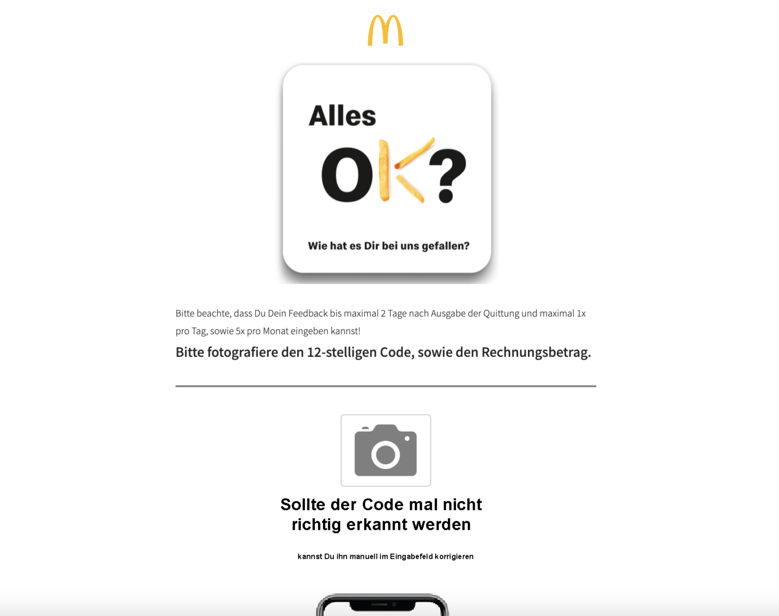 Www mcdonalds deinfeedback gratis kaffee oder cola abholen